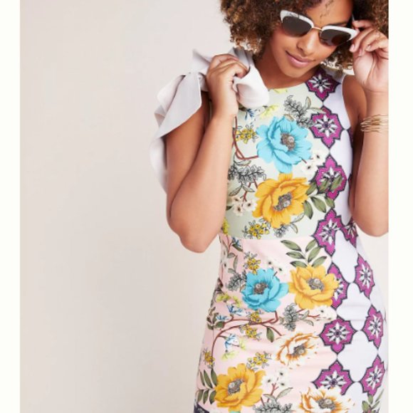 Anthropologie Dresses & Skirts - Anthropologie Maeve Floral Print Mini Dress